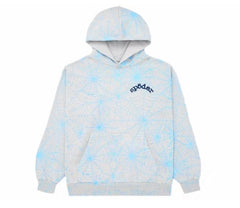 Sp5der AOP Web Hoodie Heather Grey