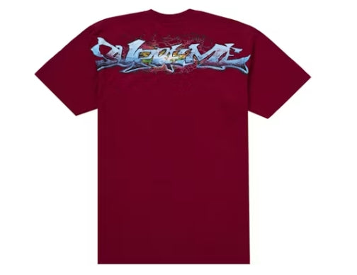 Supreme Tag Tee Cardinal