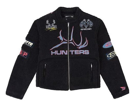 Sp5der Sherpa Hunter Moto Jacket Black