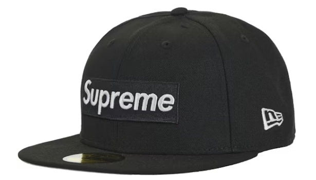 Supreme MLB Teams Box Logo New Era 59Fifty Hat Black