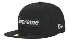Supreme MLB Teams Box Logo New Era 59Fifty Hat Black