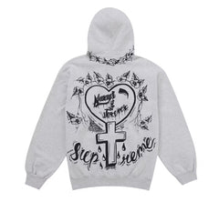 Supreme Forever Hooded Sweatshirt Heather Grey