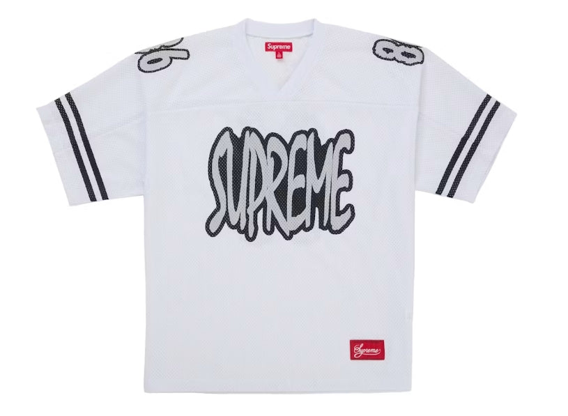 Supreme Reflective Football Jersey White