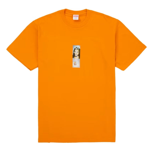 Supreme Prayer Card Box Logo Tee Orange