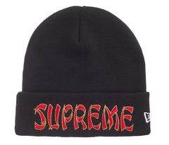 Supreme New Era Action Beanie Black