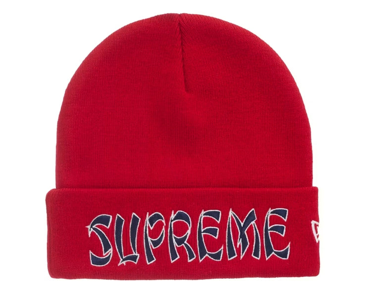 Supreme New Era Action Beanie Red