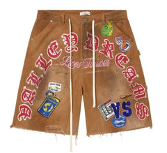 VALE FOREVER WORKSHOP JORTS BROWN
