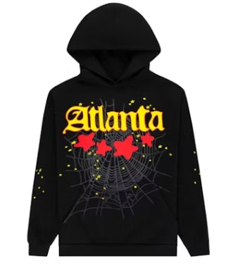 Sp5der "Atlanta" Hoodie Black