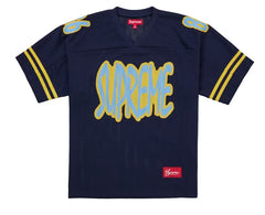 Supreme Reflective Football Jersey Navy
