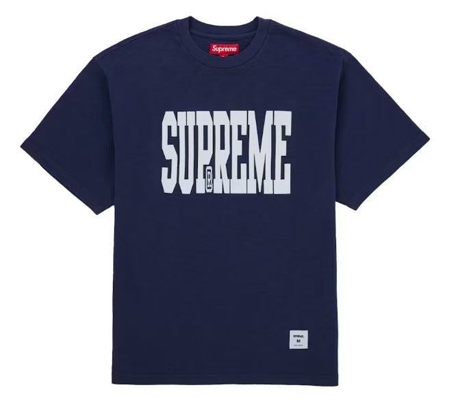 Supreme Stretch Applique S/S Top Navy