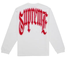 Supreme Intarsia L/S Top White