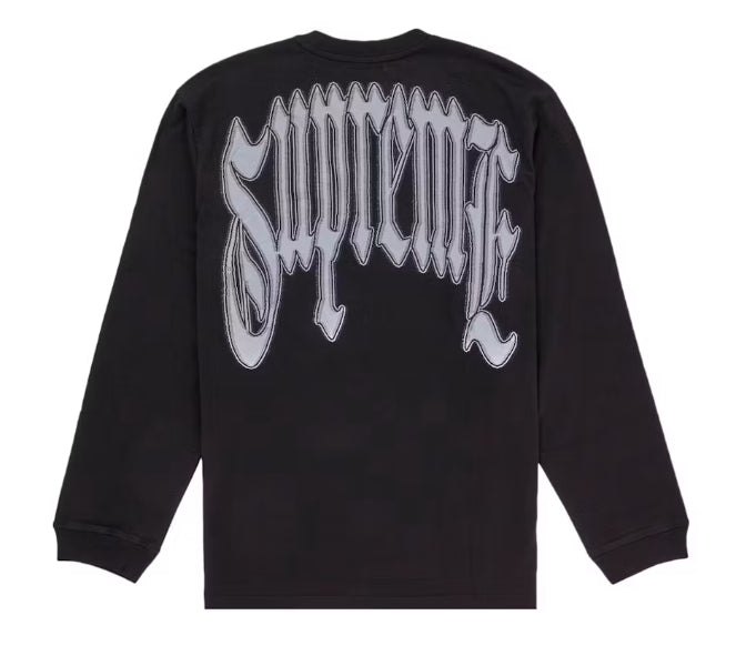Supreme Intarsia L/S Top Black