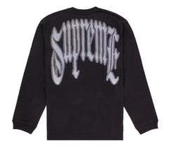 Supreme Intarsia L/S Top Black
