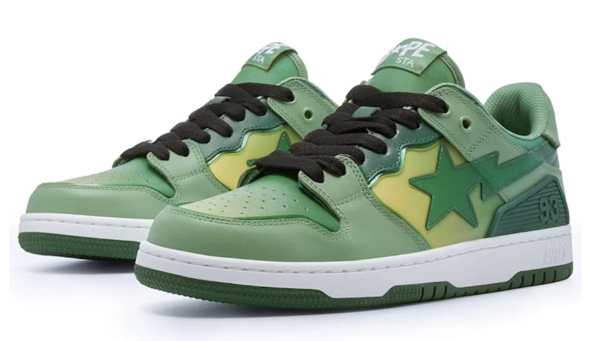 A Bathing Ape Sk8 Sta Green Gradation