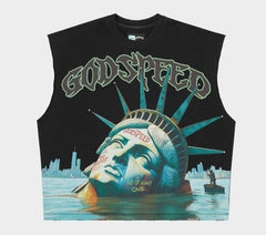 Godspeed Sunken Liberty Sleeveless T-Shirt Black