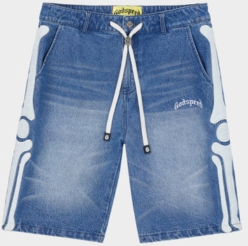 Godspeed Femur Denim Shorts Blue