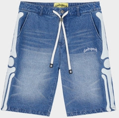 Godspeed Femur Denim Shorts Blue