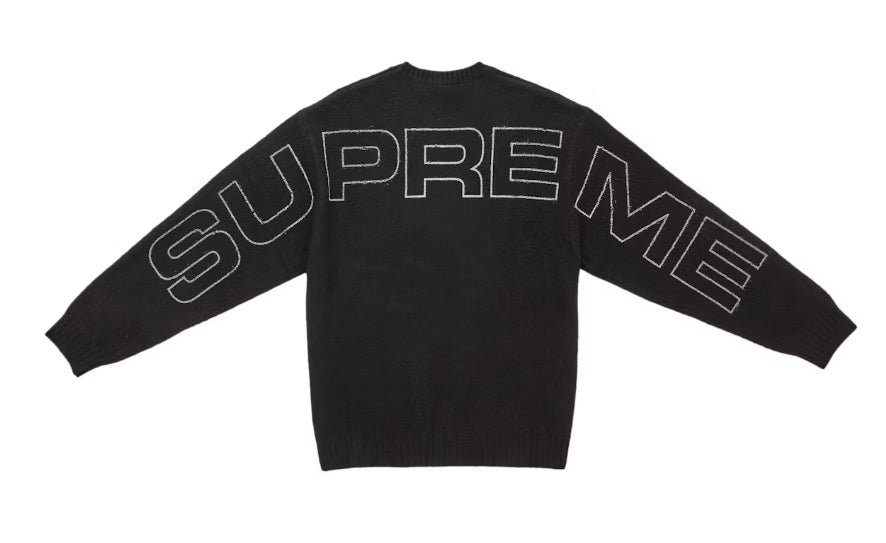Supreme Pilled Sweater SS26 Black