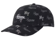Supreme Monogram 6-Panel Black