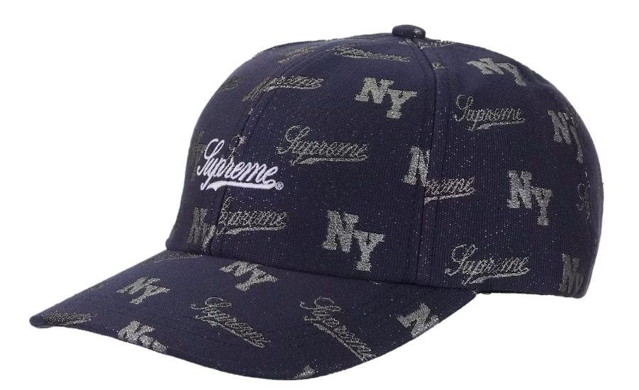 Supreme Monogram 6-Panel Navy