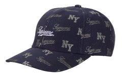 Supreme Monogram 6-Panel Navy