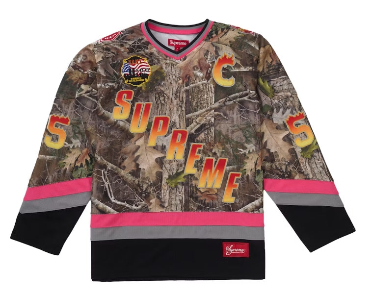 Supreme FDNY Hockey Jersey TrueTimber Kanati Camo