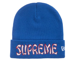 Supreme New Era Action Beanie Blue
