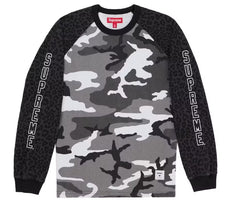 Supreme Wildlife Camo Raglan L/S Top Snow Camo