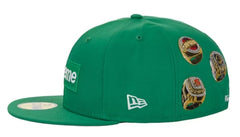 Supreme Rings Box Logo New Era 59Fifty Fitted Hat Green