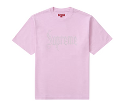 Supreme Rhinestone S/S Top Pink