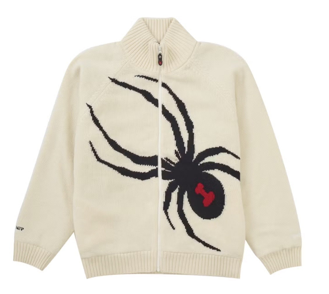 Supreme Spyder Windstopper Zip Up Sweater Stone