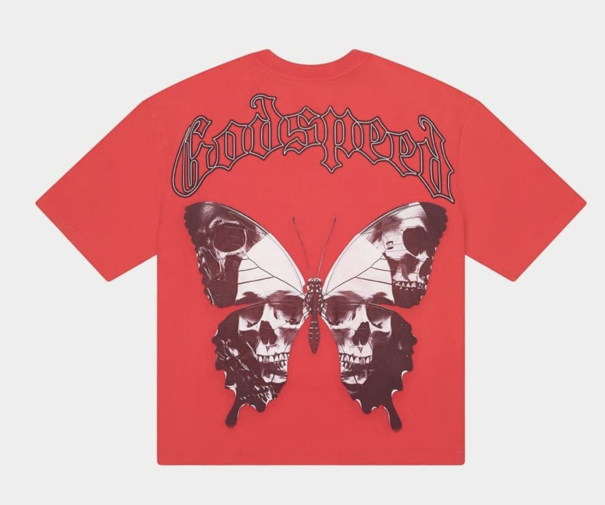 Godspeed "Butterfly Effect" Red Tee