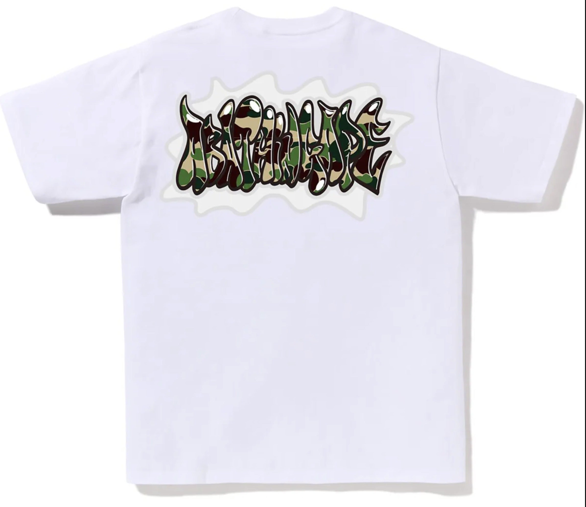 BAPE ABC Camo Spray Can White Tee