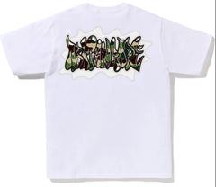 BAPE ABC Camo Spray Can White Tee