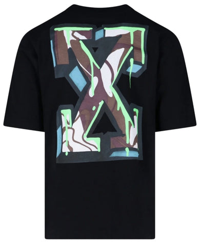 OFF-WHITE Neen Arrow Skate S/S Tee Black Pre-Owned