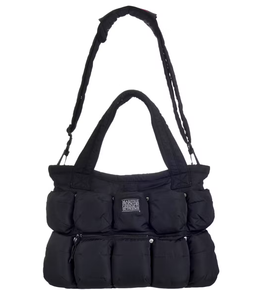 Supreme Marithé + François Girbaud Pokachu Puffer Tote Bag Black