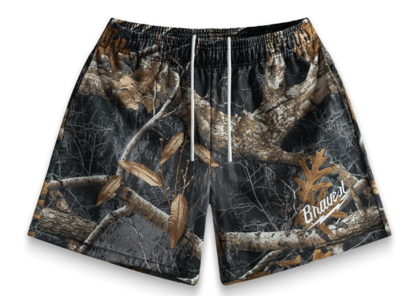 Bravest Studios Black  RealTree  Shorts