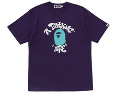 BAPE Graffiti College Purple Tee (SALE)