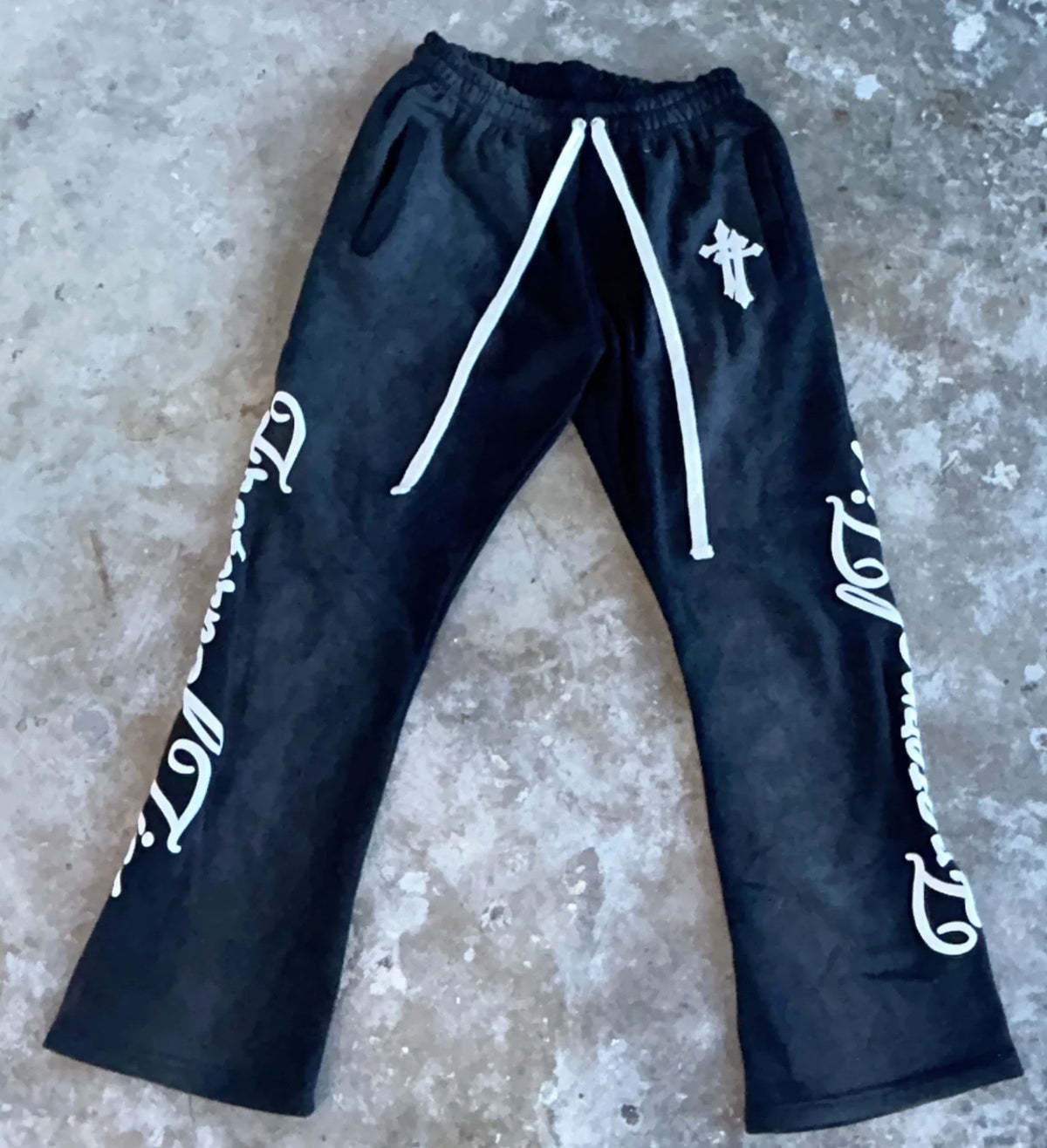 FRATERNAL BLACK OG SWEATPANTS