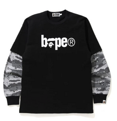 BAPE DESERT CAMO LAYERED L/S TEE MENS