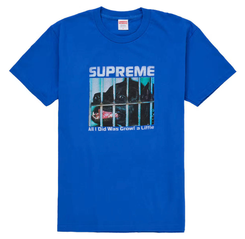 Supreme Growl Tee Royal