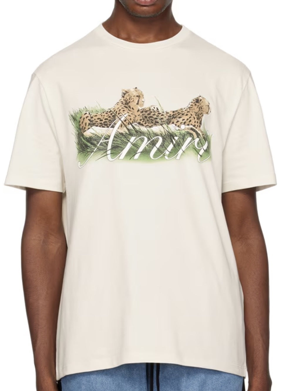 Amiri Off-White Cheetah Tee