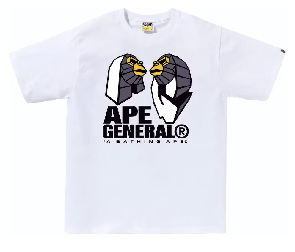 BAPE Ape General White Tee (BF)