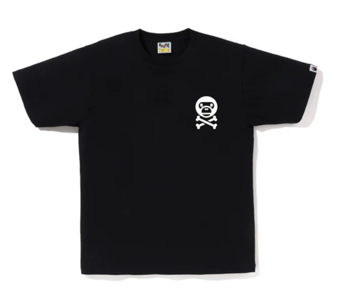 BAPE Baby Milo Crossbone Tee #2 Black