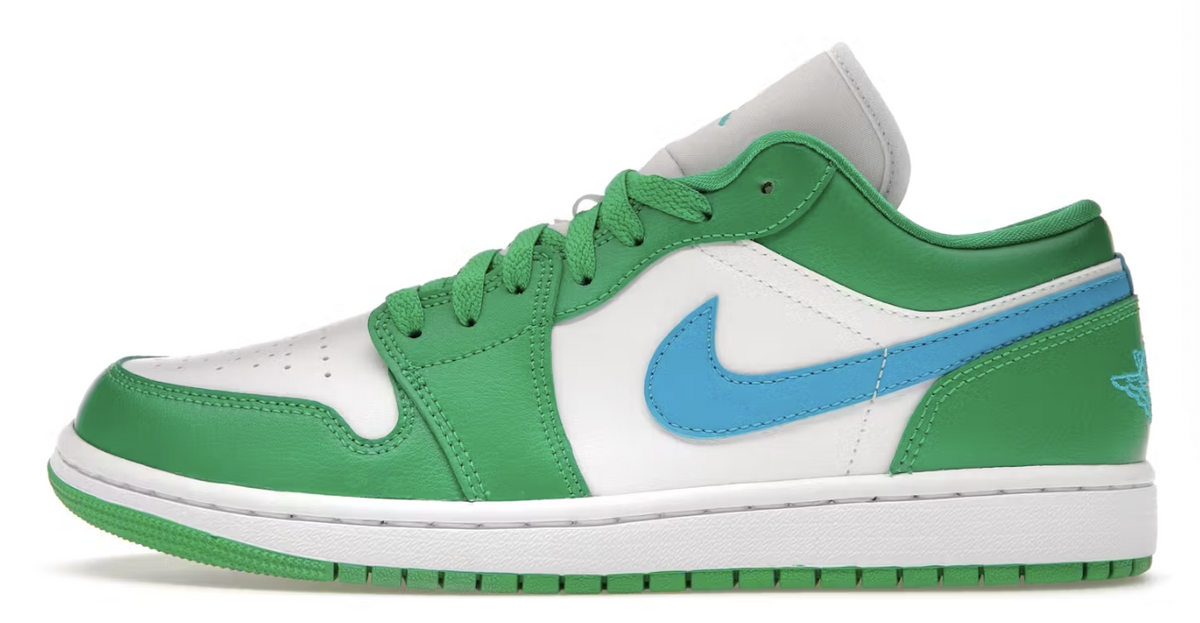 Jordan 1 Low "Lucky Green Aquatone" Women's