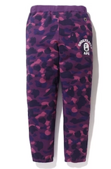 BAPE X Undefeated Camo Sweat Pants Purple (Pre-Owned)