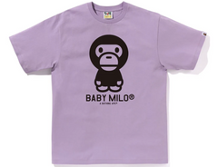 BAPE Bicolor Baby Milo Purple Tee