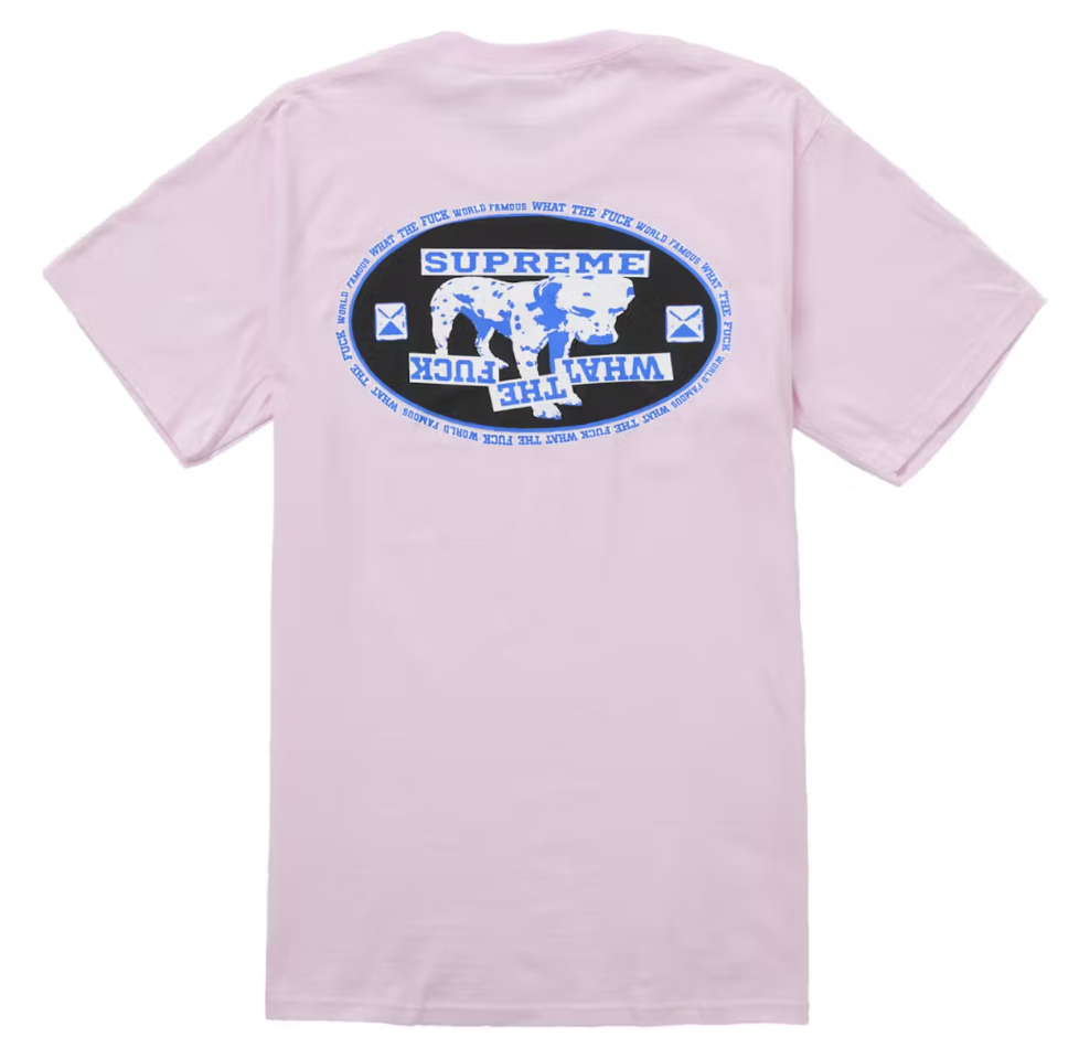 Supreme Dalmatian Tee Light Pink