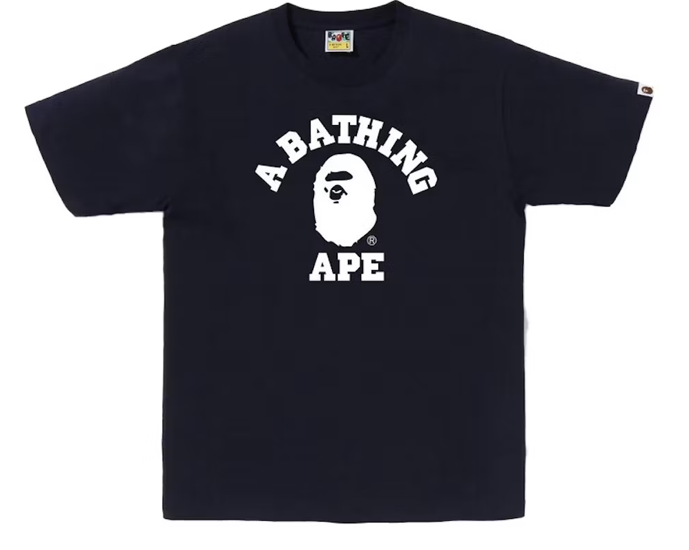 BAPE Bicolor College Navy Tee (SALE)