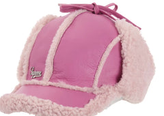 Supreme Shearling Lined Earflap Cap Pink